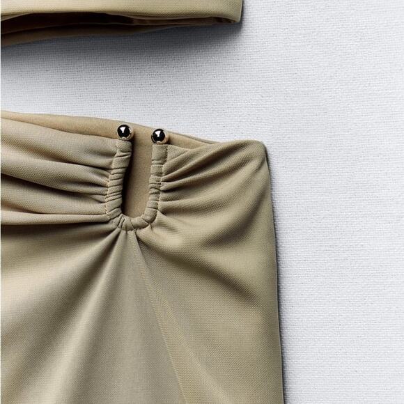 ZARA BLOGGER FAVORITE CUT OUT MINI DRESS - Picture 9 of 9